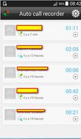 برنامه‌نما Automatic call recorder HD عکس از صفحه