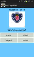 Car Logo Quizzer پوسٹر