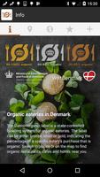 Organic eateries in Denmark poster