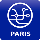 Public transport map Paris icon