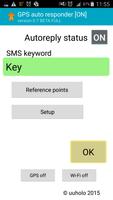 GPS Auto responder BETA screenshot 1