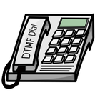 DTMFdial cost-saving dialer icon