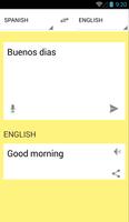Translate spanish to english Affiche