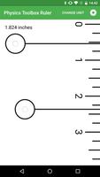 Physics Toolbox Ruler الملصق