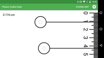 Physics Toolbox Ruler capture d'écran 2