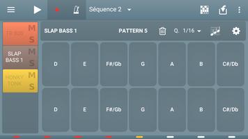 برنامه‌نما MIDI Sequencer عکس از صفحه