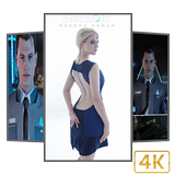 Detroit 4k wallpapers : Become Human Backgrounds آئیکن