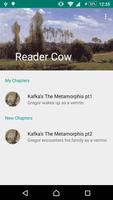 Reader Cow poster
