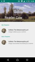 Reader Cow Affiche