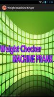 Weight machine finger - Prank Plakat