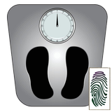 Fingerprint weight machine jeu icône