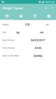 Weight Tracker تصوير الشاشة 3