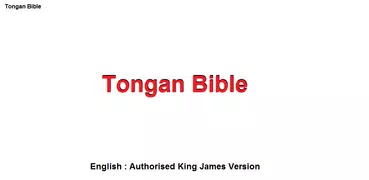 Tongan / English Bible