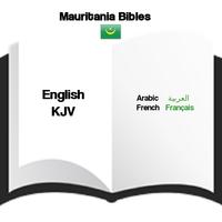 Les bibles de la Mauritanie:arabe/français/anglais Affiche