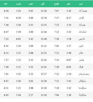 Prayer Times in Pakistan Affiche