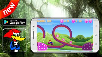 woody super woodpecker Adventure racing Game screenshot 1