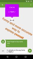 Facie -  Fun Emoji text faces! captura de pantalla 1