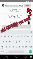 Facie -  Fun Emoji text faces! capture d'écran 2