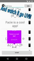 Facie -  Fun Emoji text faces! تصوير الشاشة 3