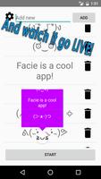 Facie -  Fun Emoji text faces! ภาพหน้าจอ 3