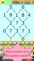 NumberPuzzle1 -Aim for High IQ Affiche