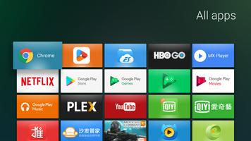App Tray for TV (Launcher) syot layar 1
