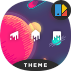Space | Free Minimalist Xperia Theme icône