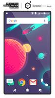 Space | Free Minimalist Xperia Theme ポスター
