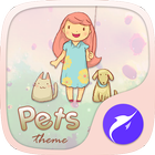 Pet Lovers Theme-YOLO Launcher icône