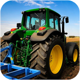 3D Farm Tractor icon