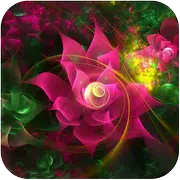 Sparkling Flower 3D