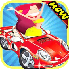 zig  mermaid : marina shark super girl car racing