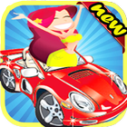 zig  mermaid : marina shark super girl car racing simgesi