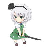 【東方】刹那の妖夢 أيقونة