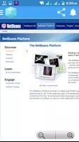 برنامه‌نما Netbeans Web عکس از صفحه