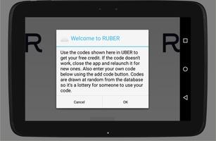 Uber - RUBER REFERRAL CODE APP capture d'écran 2