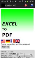 CONVERTER FOR EXCEL TO PDF постер