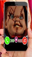 Fake call From Chucky doll Affiche