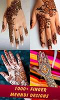 Finger Mehndi designs penulis hantaran