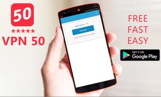 VPN 50 (Unlimited & Free) الملصق