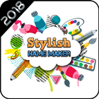 Stylist Name Maker : Photo Collage Maker 2018 icône