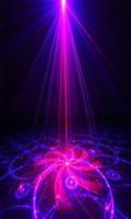 Disco laserlights dance poster