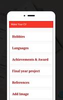 Kreativ CV Maker App: Nya Apps 2018 capture d'écran 1
