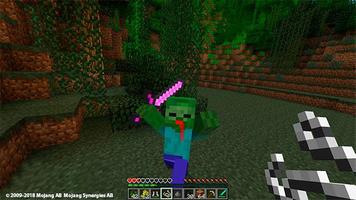 Scary zombie mods for minecraft PE Affiche