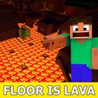 Floor is lava parkour maps for minecraft pe icône