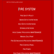 Fire System Manual