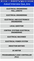 Electrical Engineering Interview Question Answer اسکرین شاٹ 1