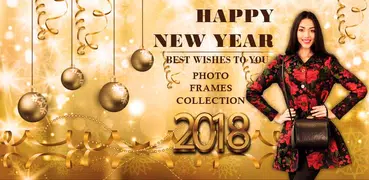 Happy New Year Photo Frame 2018