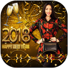 Happy New Year Photo Frame 2018 icône