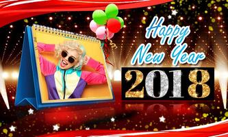 Happy New Year Photo Frame 2018 ảnh chụp màn hình 1